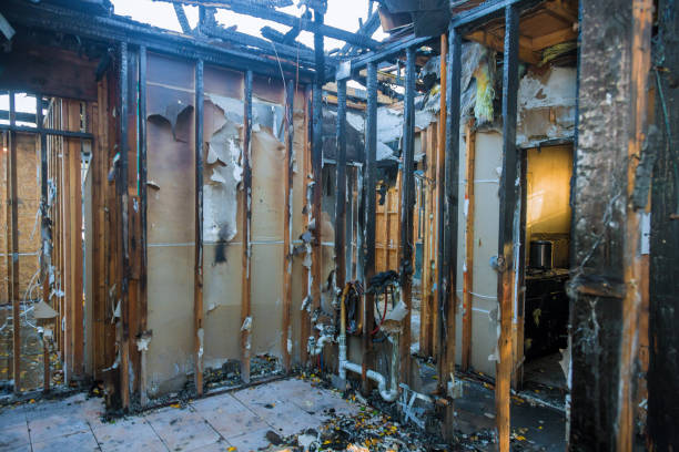 Professional Emergency Fire Cleanup technician working in Jessup, PA